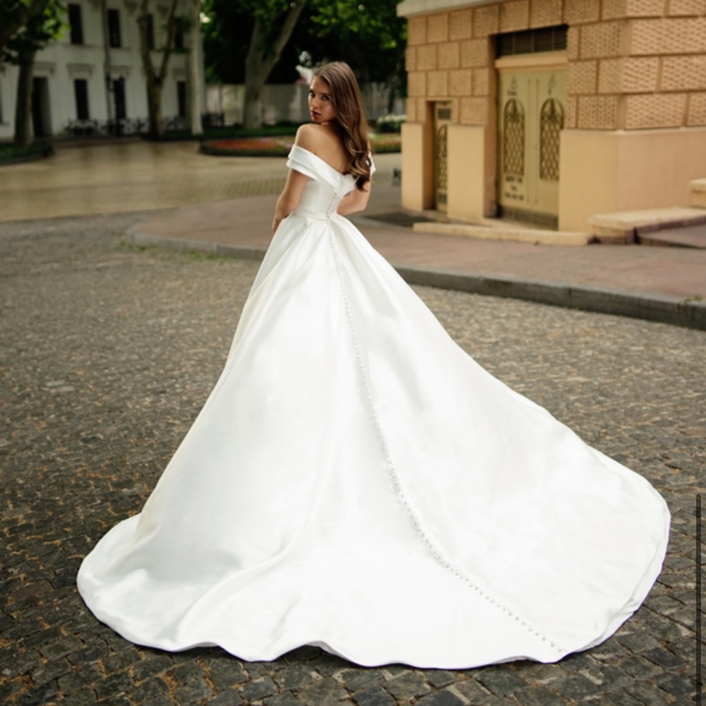 BRAND NEW NEVER WORN OR EVEN TRIED ON. Tanya Grig “Brittany” wedding dress.